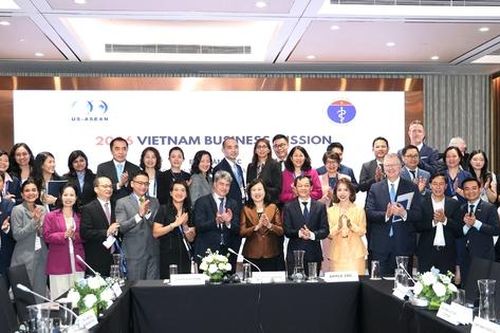 Bộ Y tế đối thoại với đoàn doanh nghiệp Hội đồng Kinh doanh Hoa Kỳ - ASEAN thúc đẩy hợp tác, đầu tư về y tế