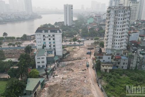 [Ảnh] Toàn cảnh đoạn đường nối Tam Trinh-Giải Phóng sau khi hoàn tất giải phóng mặt bằng