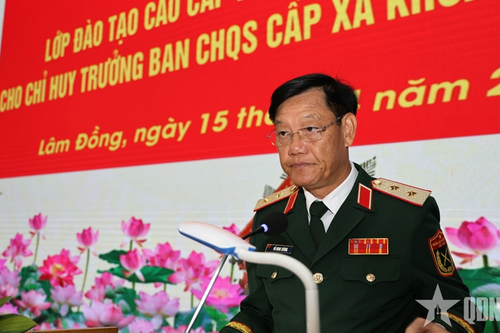 Học viện Lục quân: 181 chỉ huy trưởng Ban CHQS cấp xã đào tạo cao cấp lý luận chính trị