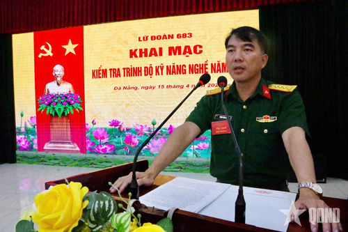 Lữ đoàn 683 nâng cao trình độ kỹ năng nghề chuyên ngành xe máy, vận tải