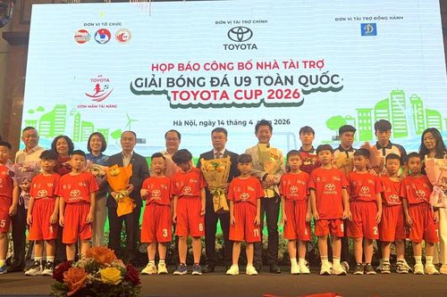 35 đội dự Giải bóng đá U.9 toàn quốc Toyota Cup 2026 tại Quảng Ngãi