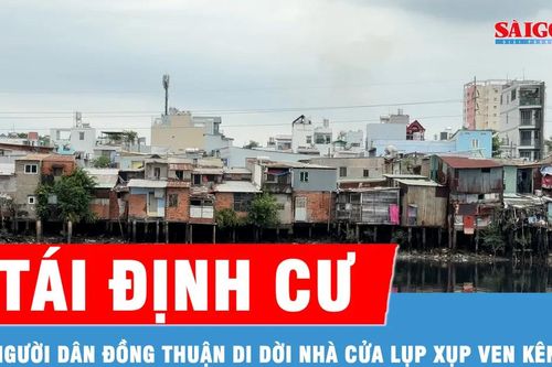 TPHCM: Người dân đồng thuận di dời, 'mở đường' dự án cải tạo bờ Bắc kênh Đôi