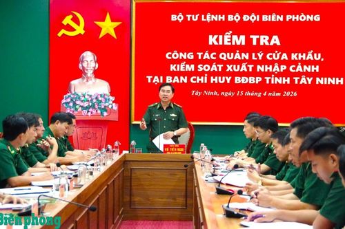 Bộ đội Biên phòng tỉnh Tây Ninh: Nâng cao hiệu quả công tác quản lý cửa khẩu, kiểm soát xuất nhập cảnh