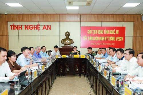 Chủ tịch UBND tỉnh Võ Trọng Hải tiếp công dân phiên định kỳ tháng 4/2026