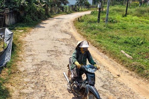 Đường ĐH09 tại Quảng Ngãi xuống cấp nghiêm trọng