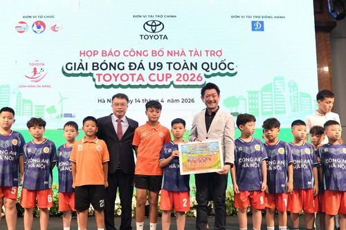 Giải bóng đá U9 Toyota Cup 2026 sẽ chính thức khởi động vào tháng 8/2026
