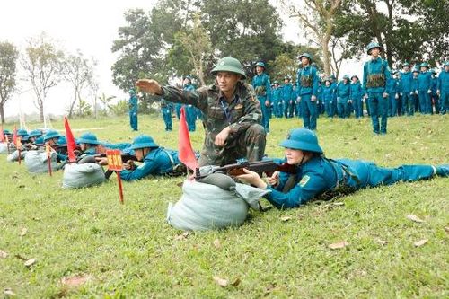 Huấn luyện dân quân tự vệ: Bám phương châm, sát thực tiễn