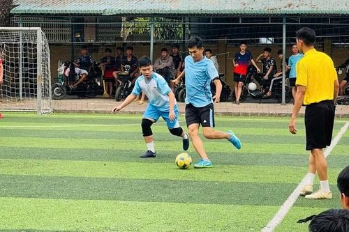 5 đội bóng tranh tài tại Giải bóng đá mini xã Hoài Ân năm 2026