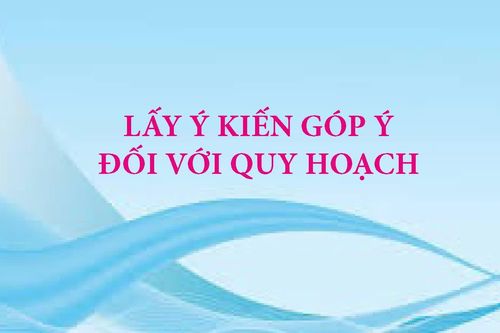 Lấy ý kiến góp ý đối với quy hoạch tổng mặt bằng Dự án nhà xưởng cho thuê làm Nhà máy May 3