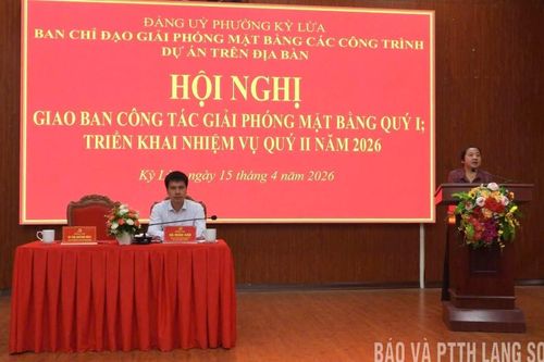 Phường Kỳ Lừa triển khai giải phóng mặt bằng quý II/2026