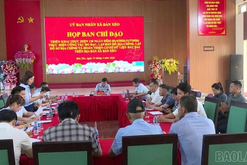 Bản Xèo siết tiến độ chiến dịch 120 ngày đêm hoàn thiện dữ liệu đất đai