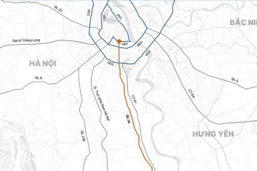 Quy hoạch mở rộng Quốc lộ 1 qua TP Hà Nội lên 10 làn xe: Quy mô 90m nối thông phía Nam