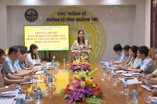 Quảng Trị nỗ lực hoàn thành Tổng điều tra kinh tế năm 2026 vượt kế hoạch đề ra