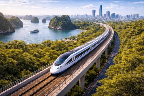 Hà Nội chỉ đạo đẩy nhanh giải phóng mặt bằng tuyến đường sắt tốc độ cao Hà Nội- Quảng Ninh