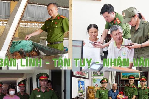 Khắc tạc hình ảnh người chiến sĩ Công an Nhân dân 'Bản lĩnh - tận tụy - nhân văn'