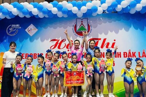 Đắk Lắk: Sôi nổi hội thi Aerobic mầm non