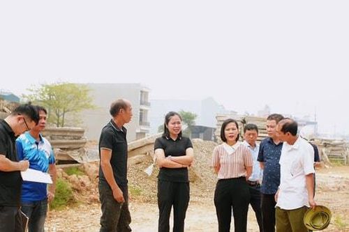 Xã Tây Phương vận động nhân dân, đẩy nhanh tiến độ đường trục 42m