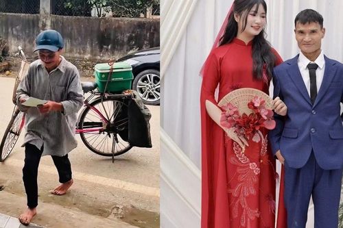 Xúc động clip người cha nhặt rác đạp xe đi mời đám cưới con gái, nhận điều bất ngờ trong ngày vui