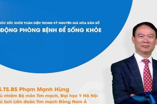 'Chăm sóc sức khỏe toàn diện trong kỷ nguyên già hóa dân số: Chủ động phòng bệnh để sống khỏe'