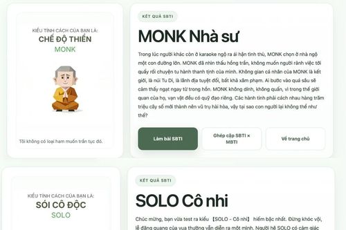 Trắc nghiệm tính cách SBTI: Giới trẻ khám phá bản thân ở góc độ 'lầy lội' hơn?