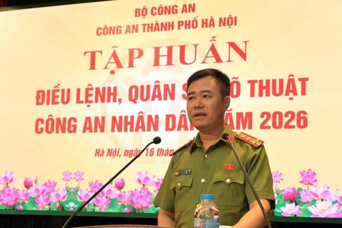 Công an Hà Nội tiên phong thi trực tuyến lý thuyết điều lệnh, siết chặt kỷ luật toàn lực lượng