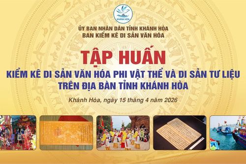 Khánh Hòa: Tập huấn kiểm kê di sản cho 1.500 cán bộ