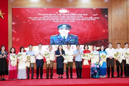 Lào Cai tổng kết, trao giải Cuộc thi trực tuyến tìm hiểu về bầu cử