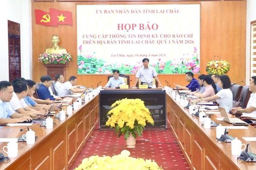 Lai Châu họp báo thông tin về tình hình kinh tế - xã hội quý I.2026