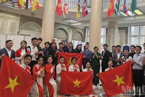 Quảng bá văn hóa Việt Nam tại Lễ hội sinh viên quốc tế ở Moskva