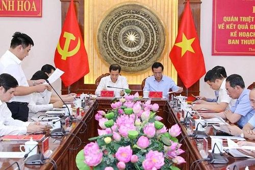 Quán triệt kết luận giám sát, triển khai kiểm tra đợt 2 đối với Ban Thường vụ Tỉnh ủy Thanh Hóa