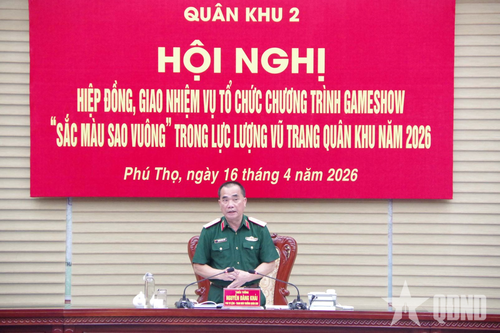 Quân khu 2 hiệp đồng, giao nhiệm vụ tổ chức gameshow 'Sắc màu Sao vuông' năm 2026