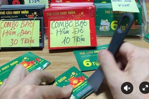 Mất hơn 1 tỷ do tin trúng thưởng cào vé số trực tuyến
