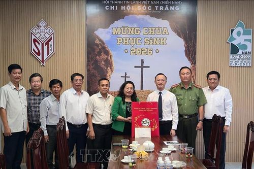 Lãnh đạo TP Cần Thơ thăm, chúc mừng Lễ Phục sinh tại các cơ sở tôn giáo