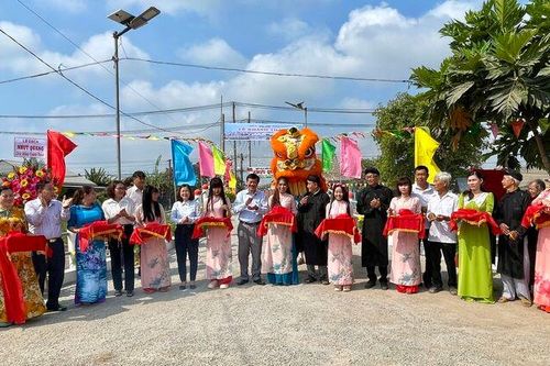 Xã Nhơn Mỹ khánh thành cầu Trần Quang Văn - Phạm Văn Khuôn