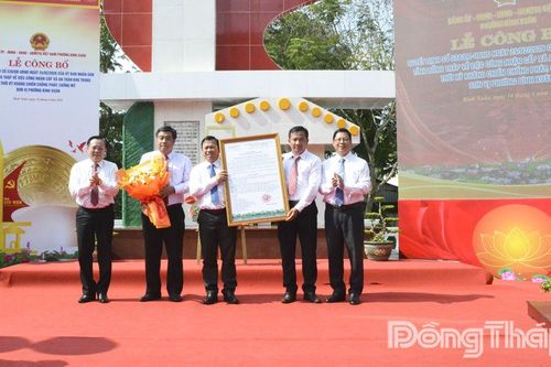 Phường Bình Xuân: Đón nhận danh hiệu An toàn khu