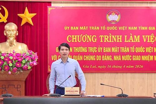 Phó Bí thư Tỉnh ủy Nguyễn Ngọc Lương làm việc với các hội quần chúng