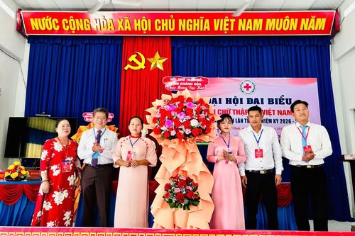 Đại hội Đại biểu Hội Chữ thập đỏ xã Bắc Khánh Vĩnh, nhiệm kỳ 2026 - 2031