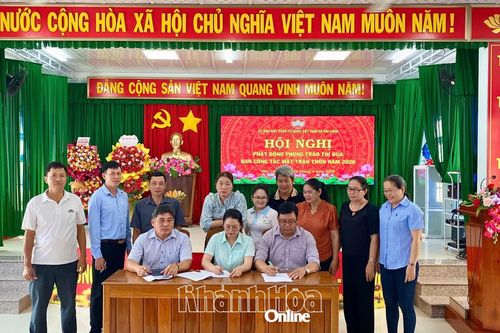 Xã Đại Lãnh phát động phong trào thi đua Ban Công tác Mặt trận thôn năm 2026