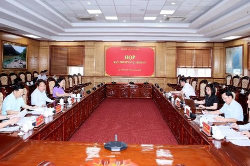 Họp Ban Thường vụ Tỉnh ủy cho ý kiến vào một số nội dung quan trọng