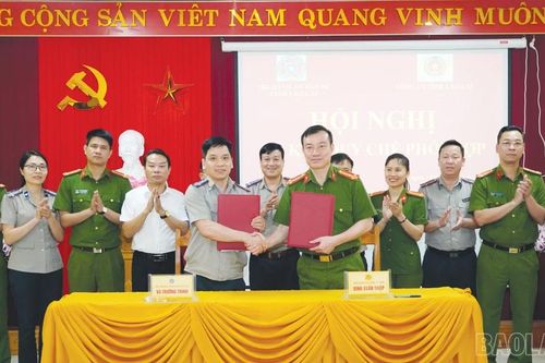 Thi hành án dân sự tỉnh ký kết quy chế phối hợp với Công an tỉnh