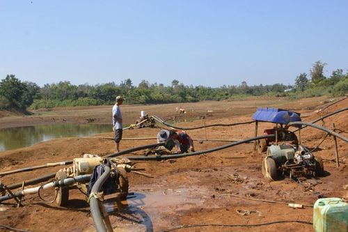 Khô hạn 'tấn công' vùng trọng điểm cà phê phía Tây Lâm Đồng