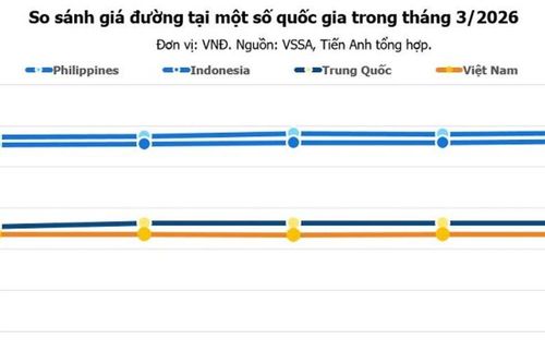 Giá đường thế giới chạm đỉnh 5 tháng, giá nội địa Việt Nam thấp nhất 3 năm