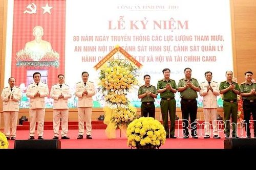 Công an tỉnh kỷ niệm 80 năm ngày truyền thống các lực lượng nghiệp vụ