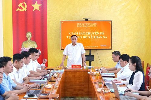Giám sát việc thực hiện nghị quyết đại hội Đảng các cấp tại xã Thần Sa