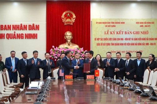 Quảng Ninh hợp tác với Hoa Kỳ phát triển cảng Con Ong - Hòn Nét