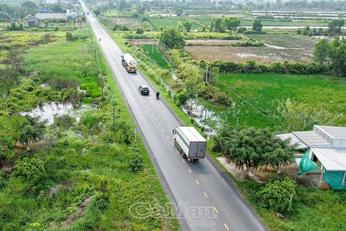 Đầu tư hơn 2.200 tỷ đồng xây dựng tuyến giao thông trục ngang Cà Mau