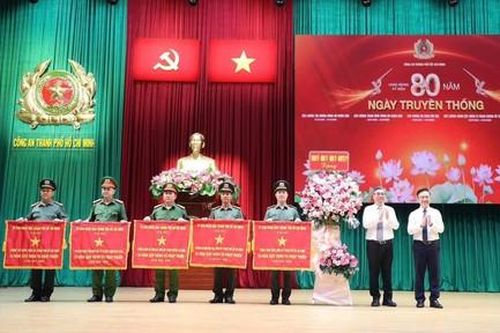 Công an TPHCM trang trọng tổ chức Lễ kỷ niệm 80 năm Ngày truyền thống của 5 lực lượng then chốt