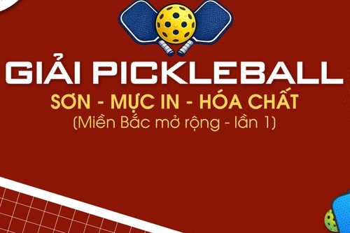 Giải Pickleball Sơn – Mực In – Hóa chất miền Bắc mở rộng 2026 khai mạc ở Hà Nội