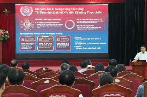 Vĩnh Thanh: Tập huấn công tác xây dựng Đảng gắn với mục tiêu chuyển đổi số năm 2026