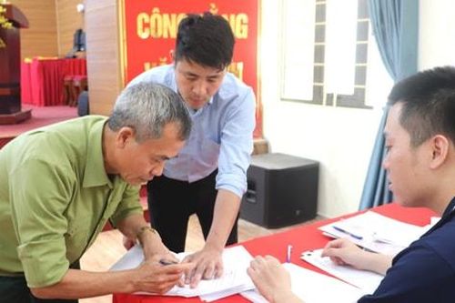 Xã Ứng Hòa tổ chức bốc thăm đất tái định cư cho 18 hộ dân